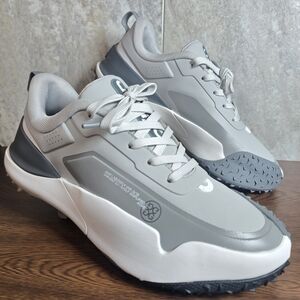 G/Fore G/18 2025 Men's Golf Shoes Size 10.5 Waterproof Nimbus Charcoal